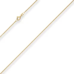 1,5mm Rund-Ankerkette Collier Halskette aus 333 Gold Gelbgold 42cm