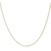 1,1mm Rund-Ankerkette Collier Halskette aus 333 Gold Gelbgold 60cm