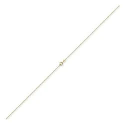 1,1mm Rund-Ankerkette 750 Gold Gelbgold Kette Collier Halskette, 80cm
