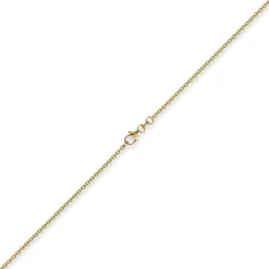 1,9mm Rund-Ankerkette 750 Gold Gelbgold Kette Collier Halskette, 50cm