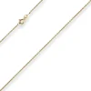 1,5mm Rund-Ankerkette Goldkette Collier Halskette aus 333 Gold Gelbgold 90cm
