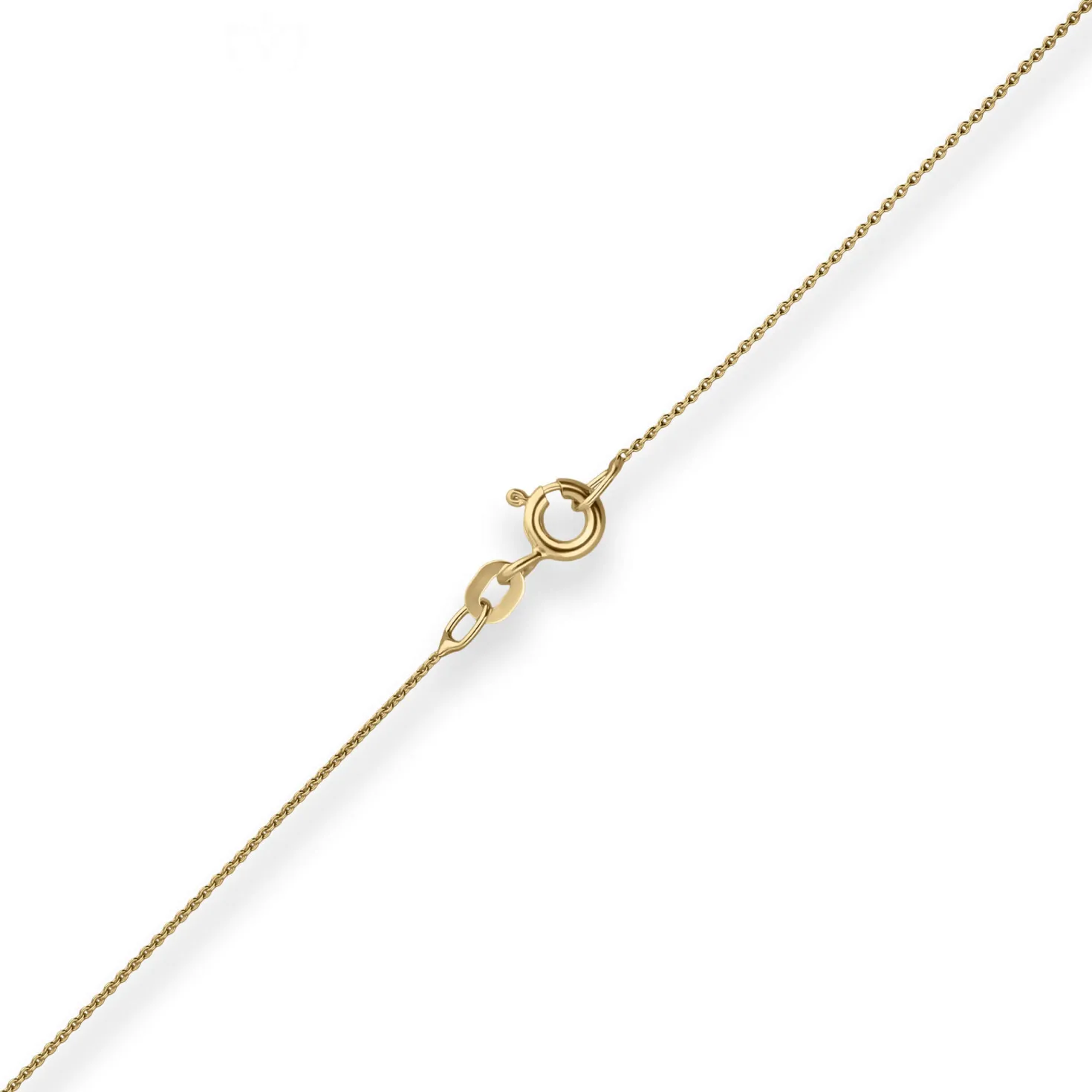0,8mm Rund-Ankerkette Goldkette Collier Halskette aus 333 Gold Gelbgold 38cm