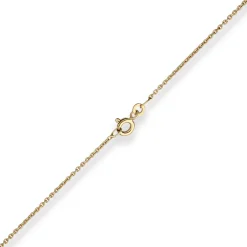 1,5mm Rund-Ankerkette Goldkette Collier Halskette aus 333 Gold Gelbgold 50cm
