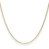 1,3mm Rund-Ankerkette Goldkette Collier Halskette aus 585 Gold Gelbgold 50cm