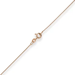 0,8mm Rund-Ankerkette Goldkette Collier Halskette aus 585 Gold Rotgold 42cm