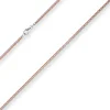 1,6mm Rund-Ankerkette Goldkette Collier Halskette aus 585 Gold rot/weiß 42cm