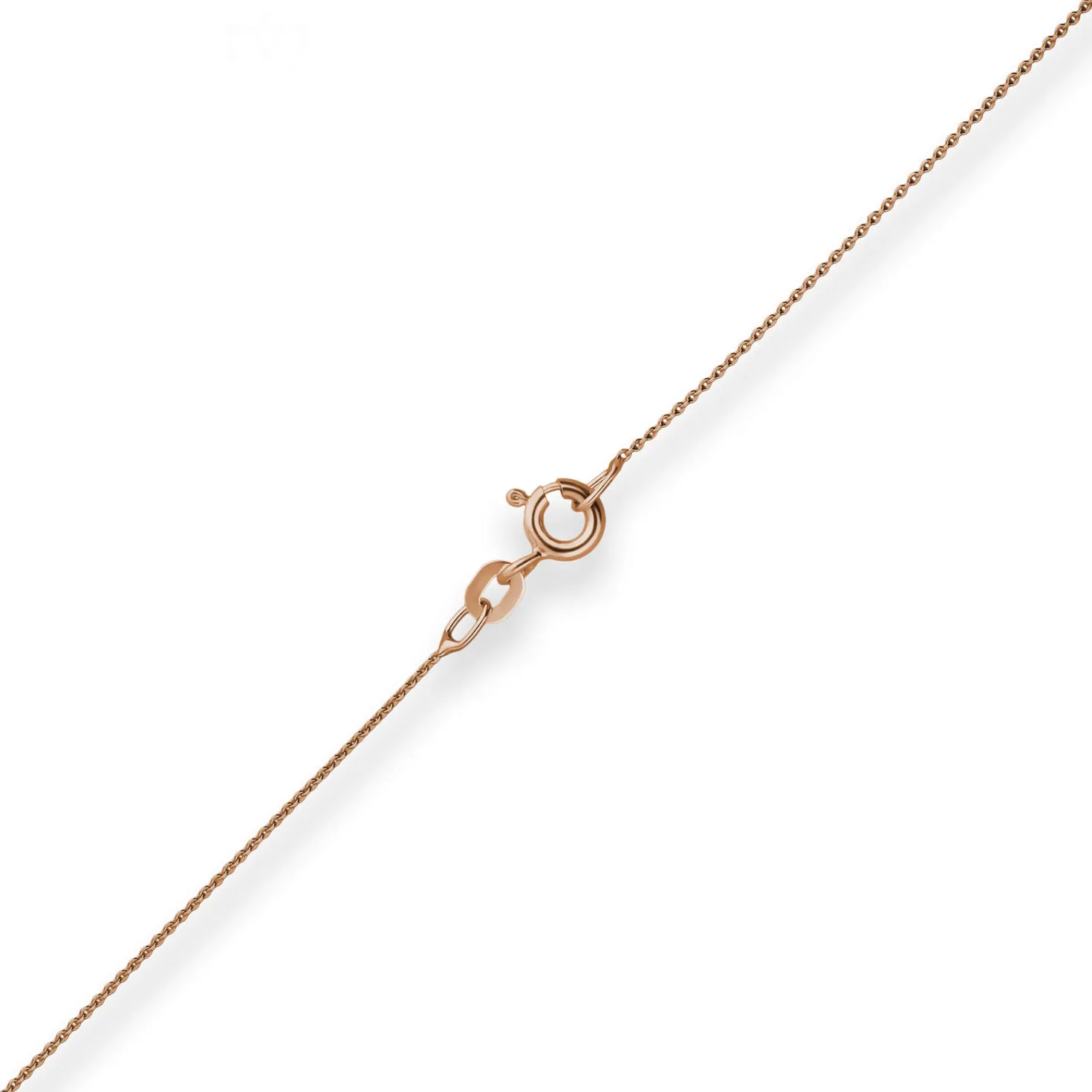 0,8mm Rund-Ankerkette Goldkette Collier Halskette aus 585 Gold Rotgold 45cm