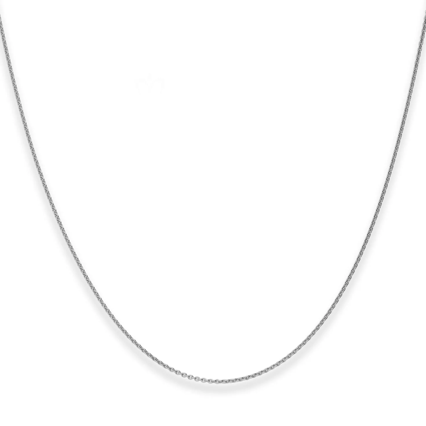 1,1mm Rund-Ankerkette Goldkette Collier Halskette aus 333 Gold Weißgold 38cm