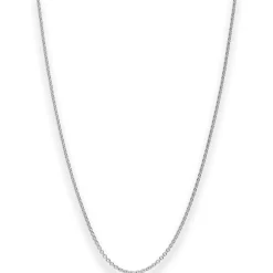 1,1mm Rund-Ankerkette Goldkette Collier Halskette aus 375 Gold Weißgold 50cm