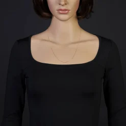 1,9mm Rund-Ankerkette 750 Gold Rotgold Kette Collier Halskette, 55cm