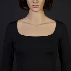 1,9mm Rund-Ankerkette 750 Gold Weißgold Kette Collier Halskette, 45cm
