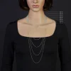 1,1mm Rund-Ankerkette 585 Gold Weißgold Kette Collier Halskette, 36cm
