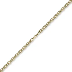 7,5mm Rundankerkette Halskette Collier aus 585 Gold Gelbgold 50cm