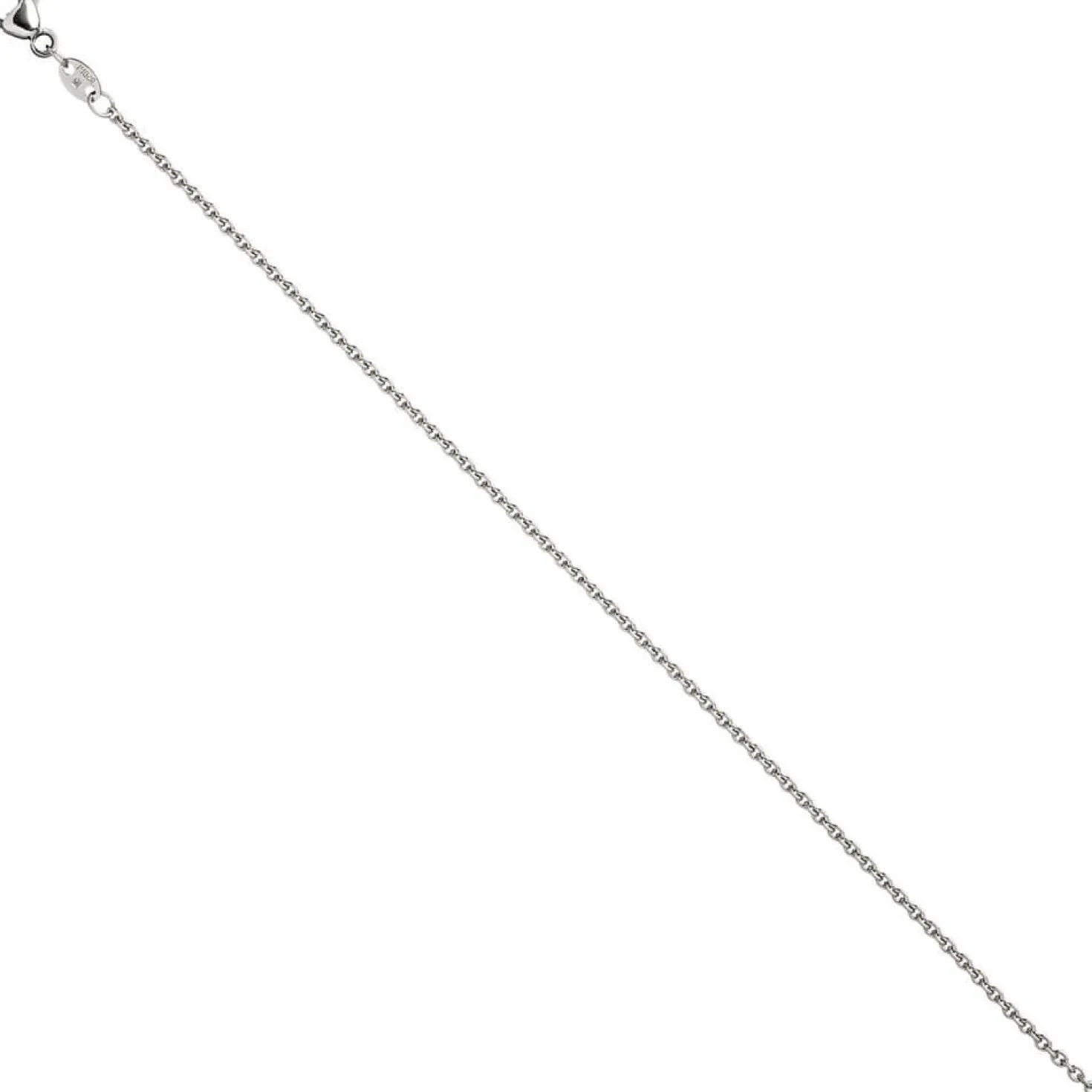 1,3mm Rundankerkette Halskette Kette Platinkette Halsschmuck aus 950 Platin 42cm