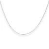 0,8mm Rund-Ankerkette Kette Collier aus 585 Gold Weißgold 45cm mit Zwischenöse
