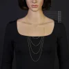 1,1mm Rund-Ankerkette Kette Collier, 585 Gold Gelbgold Goldkette, 50cm