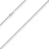 2,4mm Rund-Ankerkette Kette Collier Halskette aus 925 Silber rhodiniert 80cm