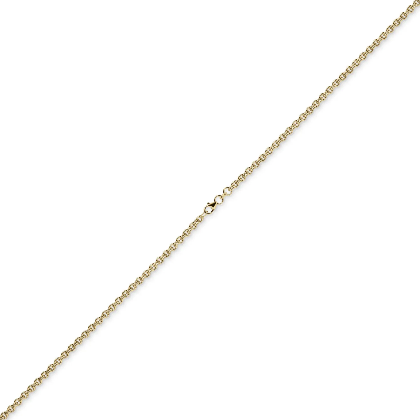 4mm Rund-Ankerkette Kette Collier Halskette 585 Gold Gelbgold 60cm Halsschmuck