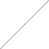 4mm Rund-Ankerkette Kette Collier Halskette 750 Gold Weißgold 55cm Halsschmuck