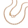 2mm Rund-Ankerkette Kette Collier Halsschmuck aus 375 Gold Rotgold 45cm