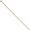 2mm Rundankerkette Kette Collier, 2-reihig, 585 Gold bicolor, Damen, 42cm
