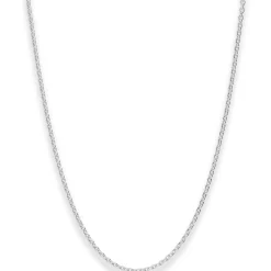 1,5mm Rund-Ankerkette Silberkette Collier Halskette aus 925 Silber 80cm
