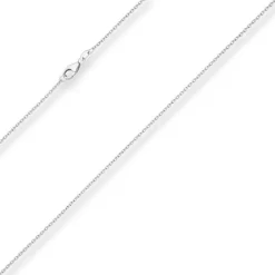 1,5mm Rund-Ankerkette Silberkette Collier Halskette aus 925 Silber 80cm