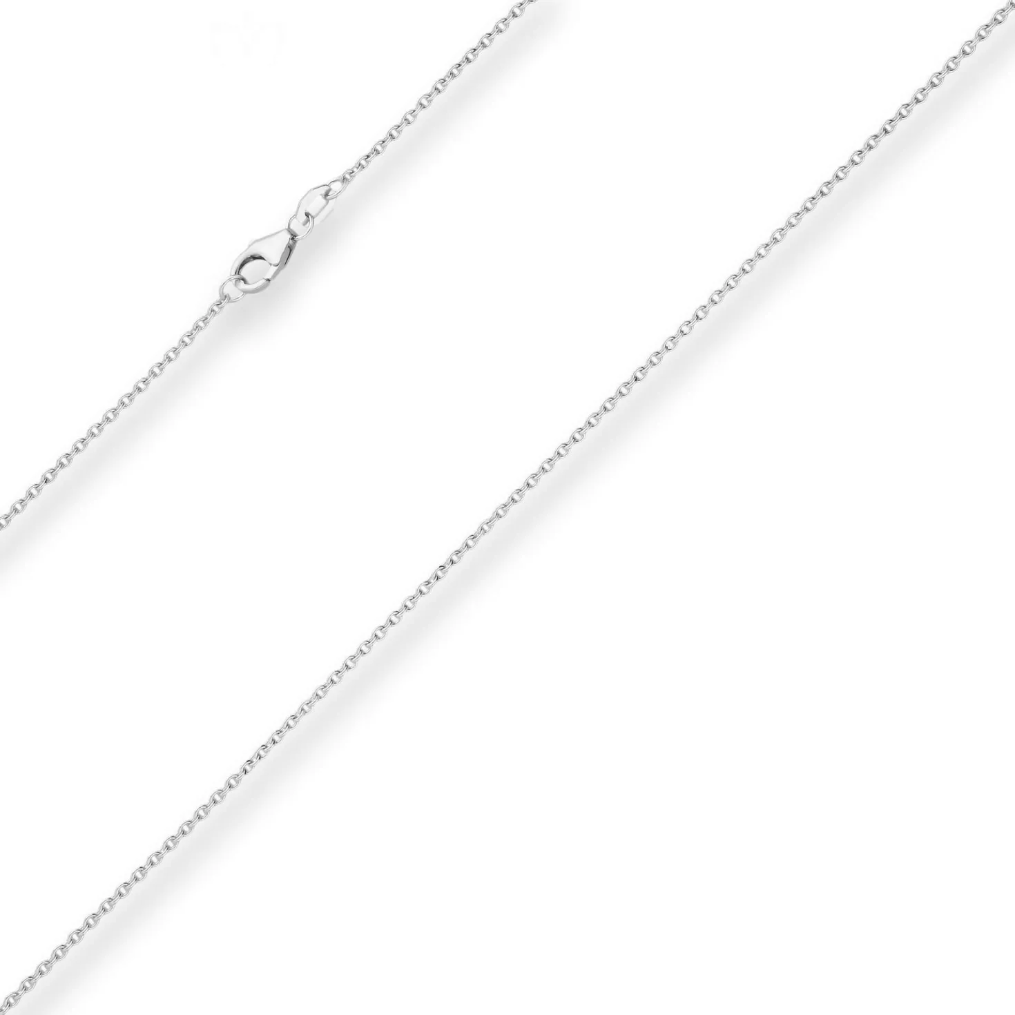 1,5mm Rund-Ankerkette Silberkette Collier Halskette aus 925 Silber 80cm