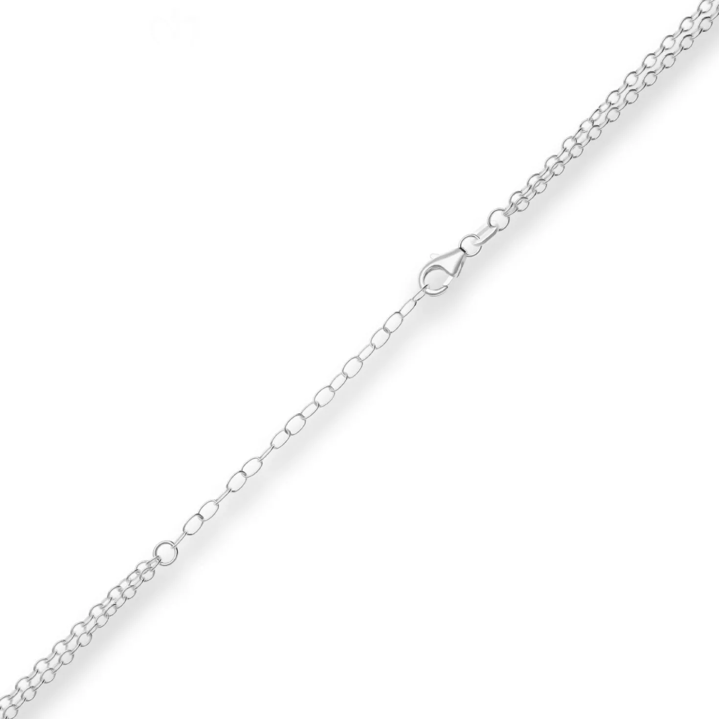 1,9mm Rund-Ankerkette Silberkette Collier Halskette aus 925 Silber 42cm