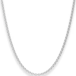 2,8mm Rund-Ankerkette Silberkette Collier Halskette aus 925 Silber 60cm
