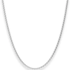2,4mm Rund-Ankerkette Silberkette Collier Halskette aus 925 Silber 45cm