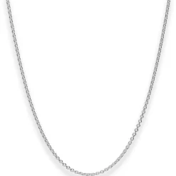 2mm Rund-Ankerkette Silberkette Collier Halskette aus 925 Silber rhodiniert 70cm