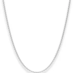 2mm Rund-Ankerkette Silberkette Collier Halskette aus 925 Silber 80cm