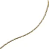 3mm runde Königskette Halskette Kette aus 585 Gold gelb/weiß bicolor 50cm