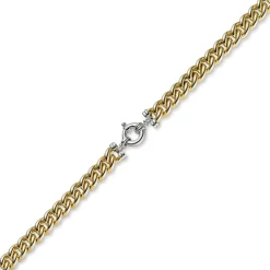 11,5mm Rundpanzer Armband Armkette 585 Gold Gelbgold & Weißgold, 19cm