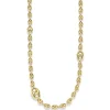 9,5mm Schiffsanker Kette Halskette Collier aus 585 Gold Gelbgold glänzend 60cm
