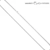 1,4mm Schlangenkette aus 585 Gold Weißgold 50cm Kette Halskette Collier