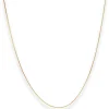 0,7mm Schlangenkette diamantiert Collier Halskette aus 585 Gold Gelbgold 45cm