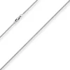 1,2mm Schlangenkette diamantiert Kette Collier aus 925 Silber rhodiniert 50cm