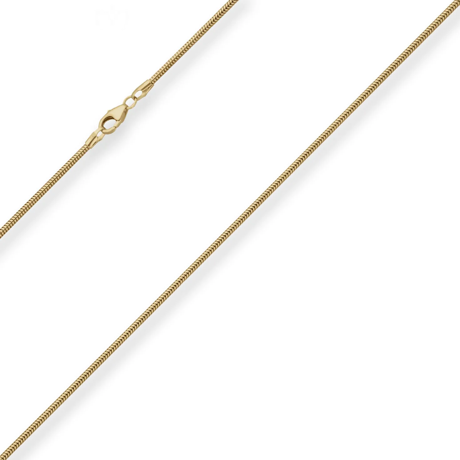 1,6mm Schlangenkette Goldkette Collier Halskette aus 585 Gold Gelbgold 42cm