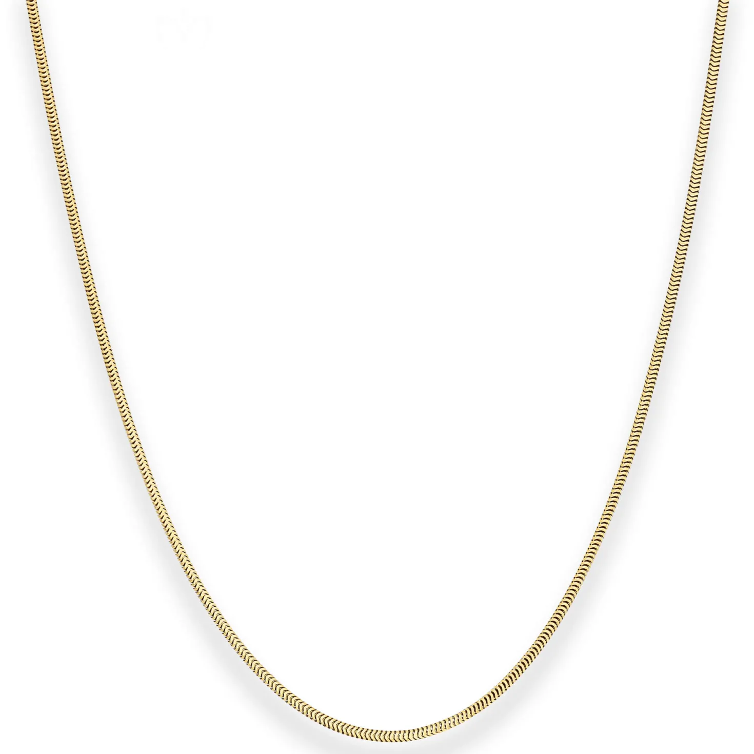 1,4mm Schlangenkette Goldkette Collier Halskette aus 375 Gold Gelbgold 42cm
