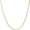 0,9mm Schlangenkette Goldkette Collier Halskette aus 375 Gold Gelbgold 50cm