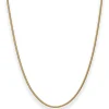 1,6mm Schlangenkette Goldkette Collier Halskette aus 333 Gold Gelbgold 55cm