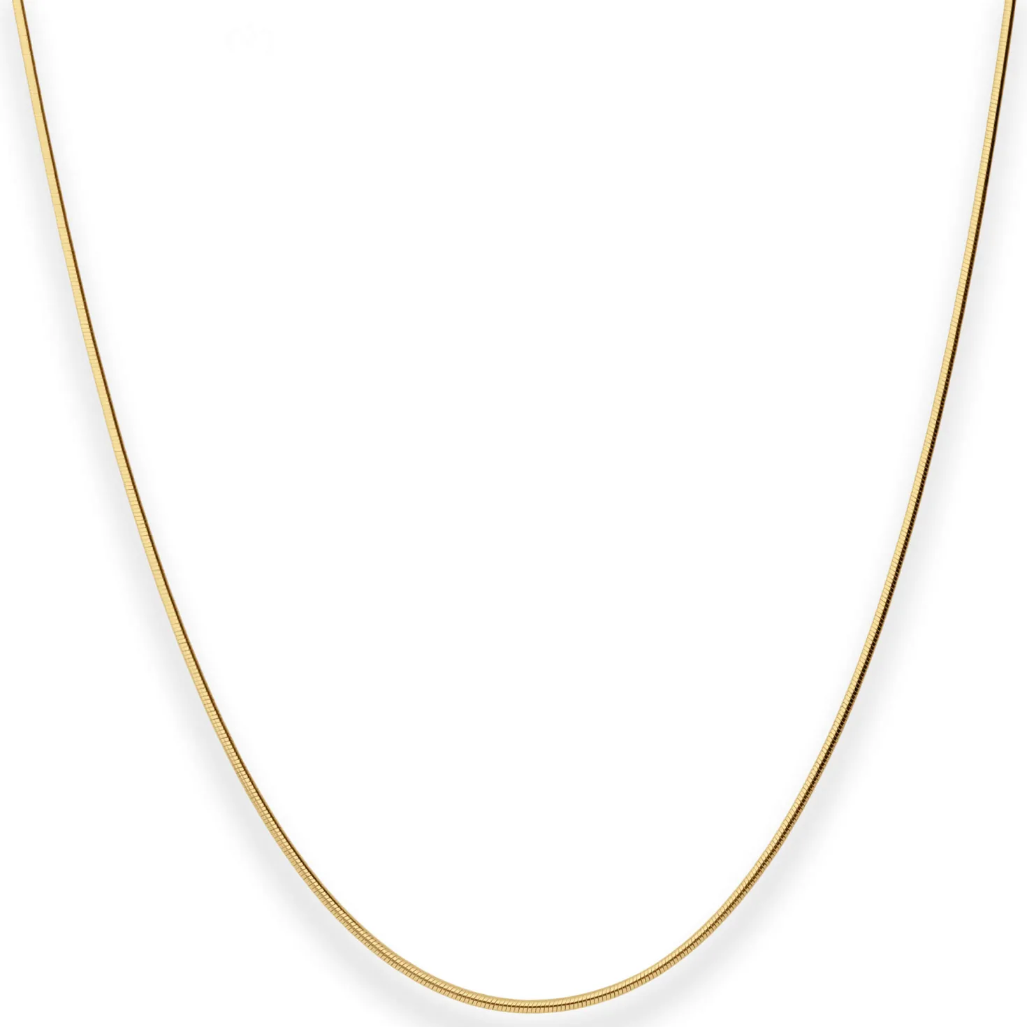 0,9mm Schlangenkette Goldkette Collier Halskette aus 333 Gold Gelbgold 50cm