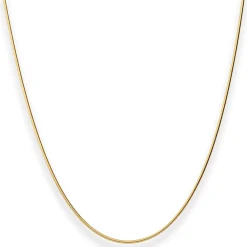 0,9mm Schlangenkette Goldkette Collier Halskette aus 333 Gold Gelbgold 40cm