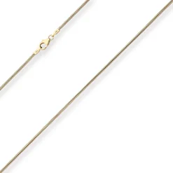 1,4mm Schlangenkette Goldkette Collier Halskette aus 585 Gold Gelbgold 42cm