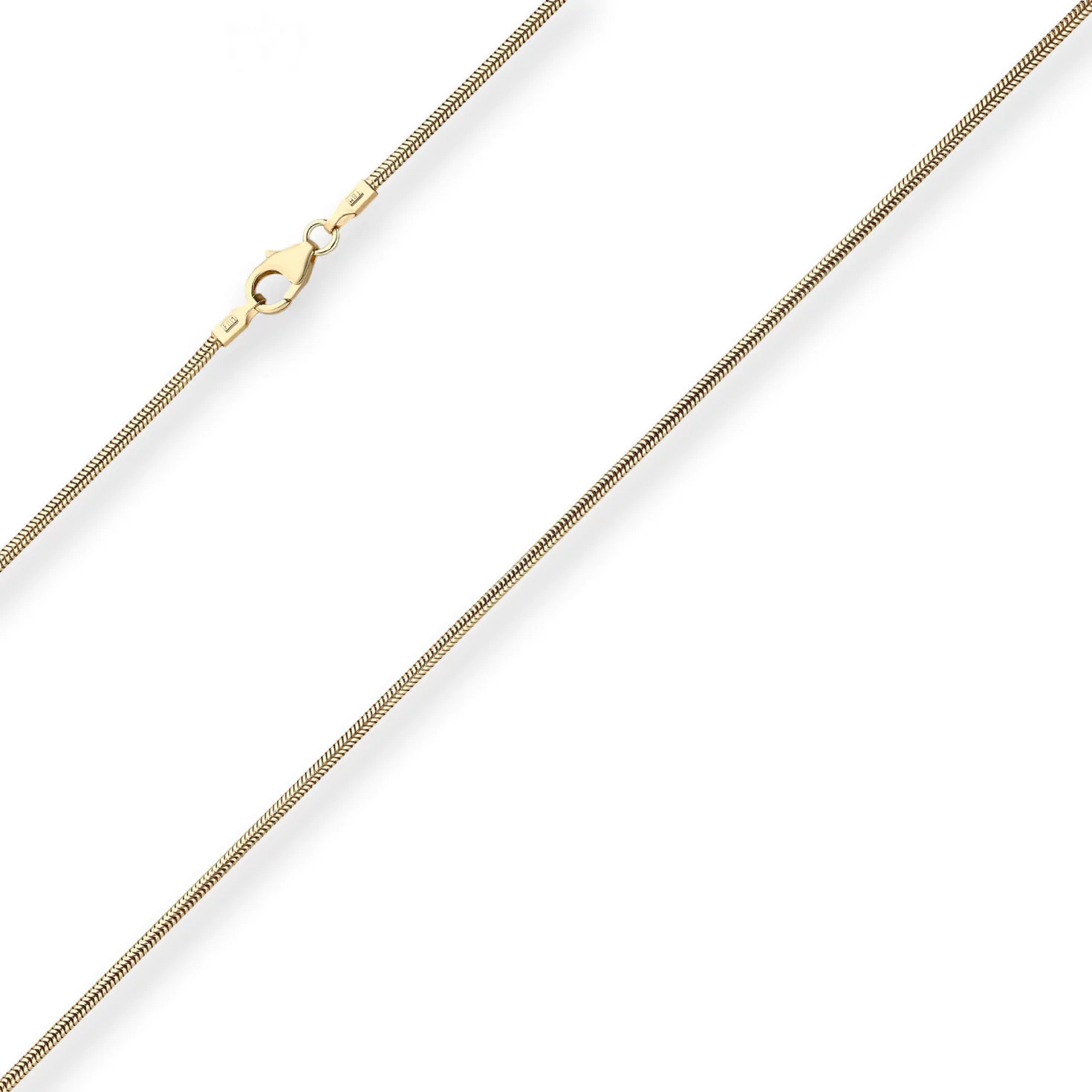 1,4mm Schlangenkette Goldkette Collier Halskette aus 585 Gold Gelbgold 42cm