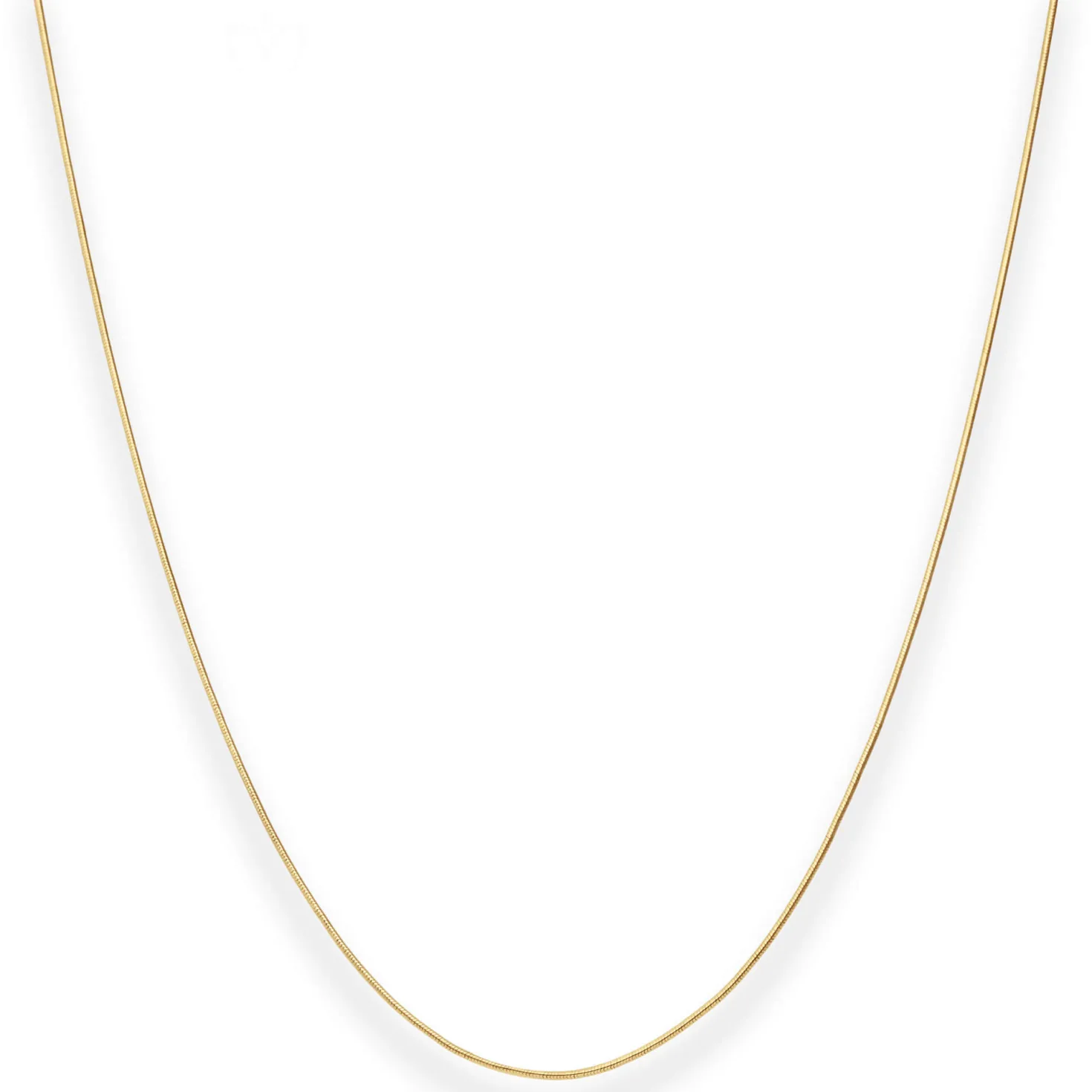 0,8mm Schlangenkette Goldkette Collier Halskette aus 333 Gold Gelbgold 45cm