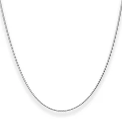 1,1mm Schlangenkette Goldkette Collier Halskette aus 333 Gold Weißgold 45cm