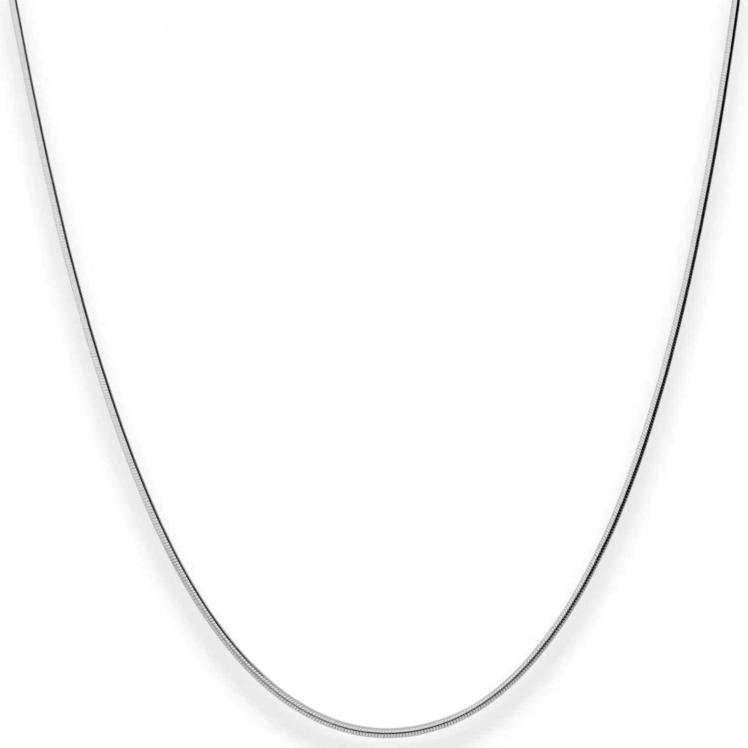 0,9mm Schlangenkette Goldkette Collier Halskette aus 333 Gold Weißgold 42cm
